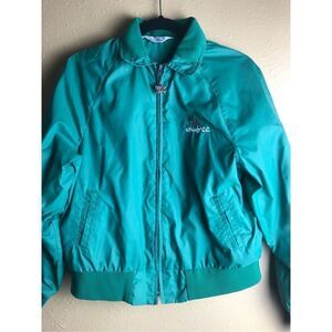 70s 80s VTG WEST WIND By Buccaneer Ladies Jacket Rockabilly Windbreaker USA Made